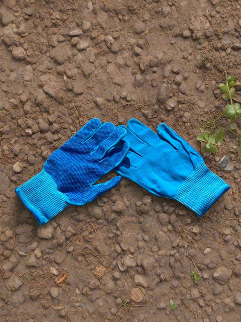 Kids Gardening Gloves Blue