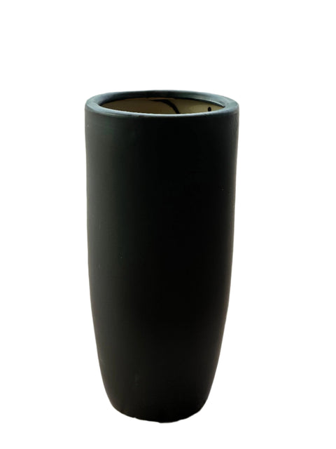 Black Ceramic Plant Pot